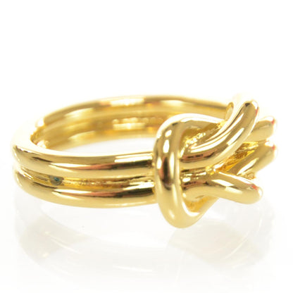 Hermes Knot Scarf Ring Gold 2 of 5