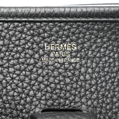 Hermes Taurillon Clemence Evelyne III PM Black 6 of 12