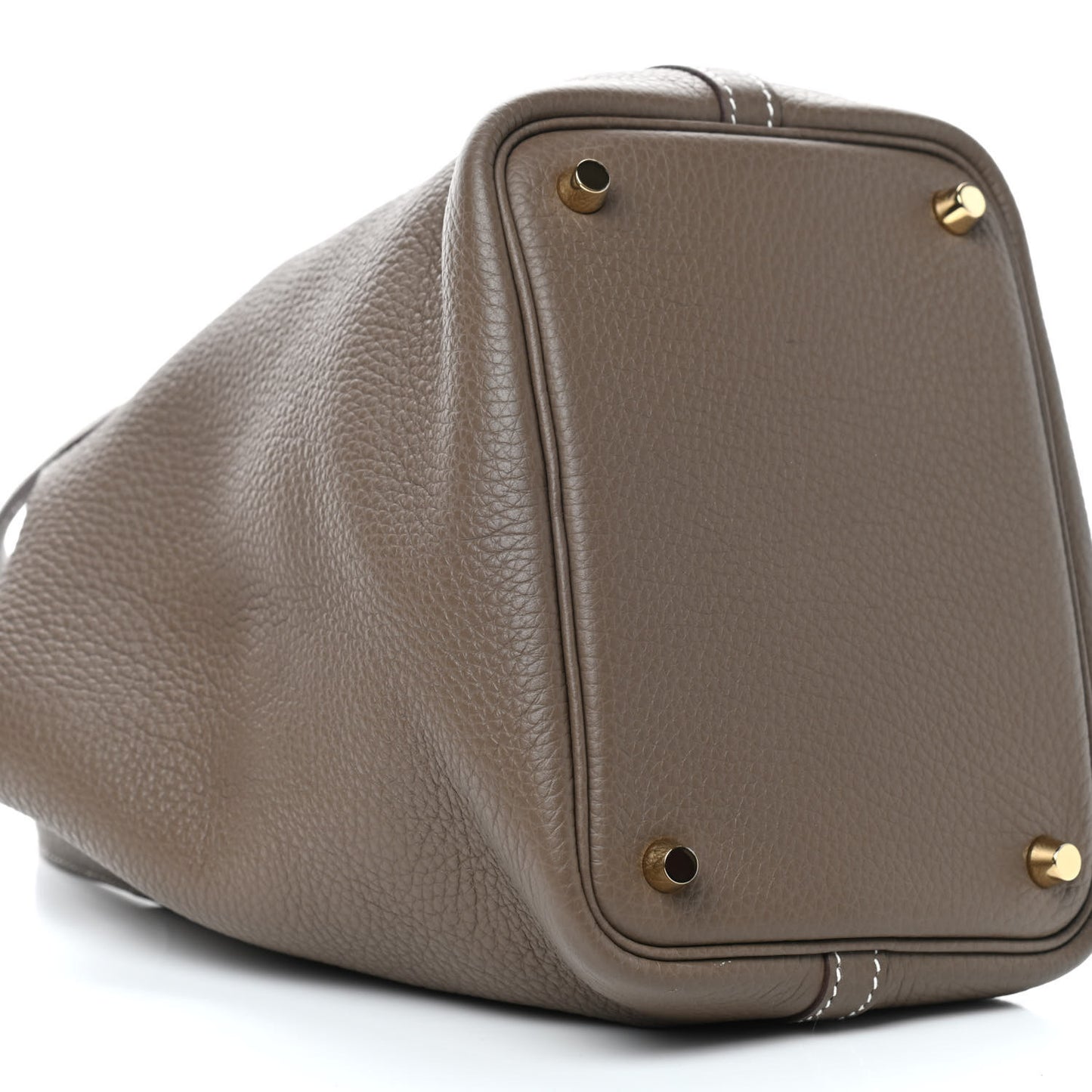 Taurillon Clemence Picotin Lock 18 PM Etoupe