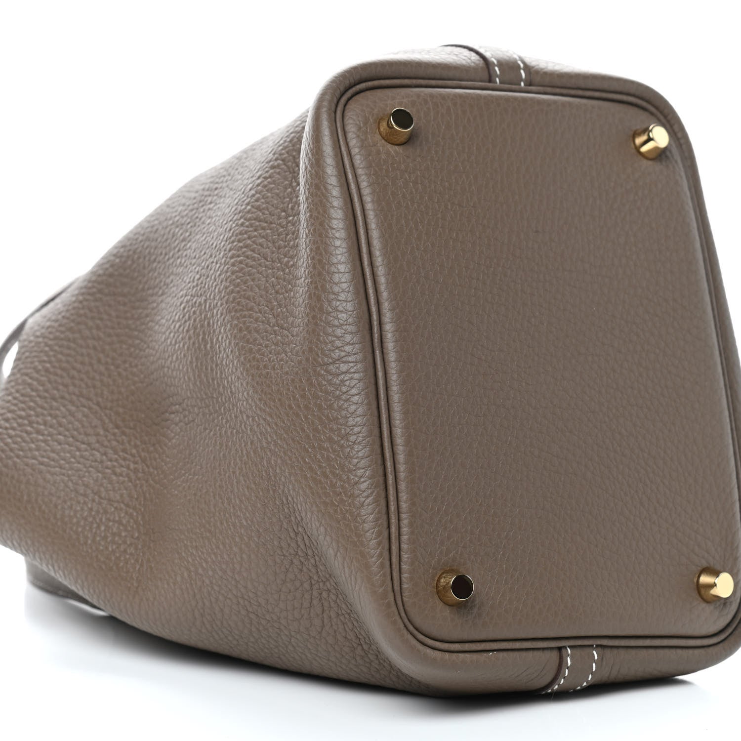 Hermes Taurillon Clemence Picotin Lock 18 PM Etoupe 7 of 8