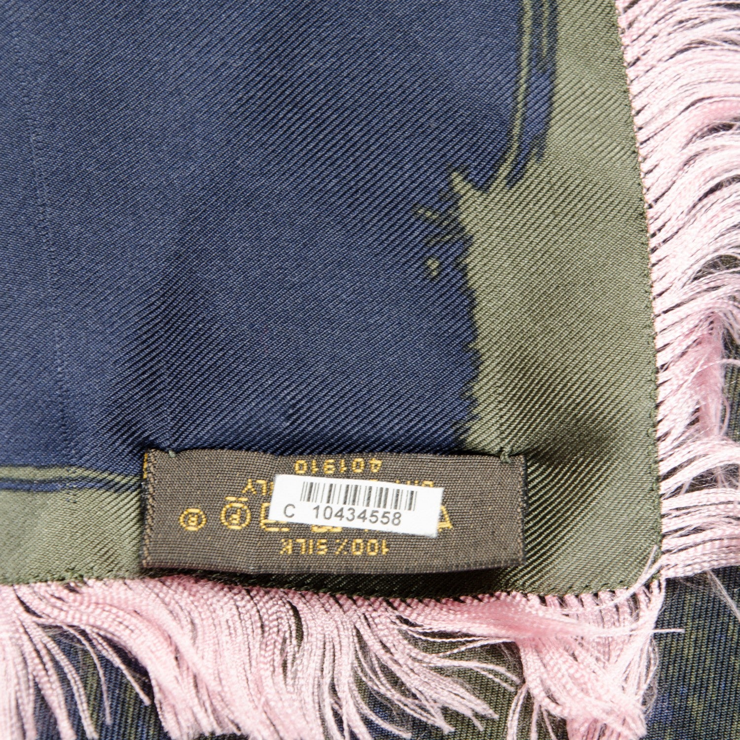 Louis Vuitton Silk Arty Flower Scarf Marine 4 of 5