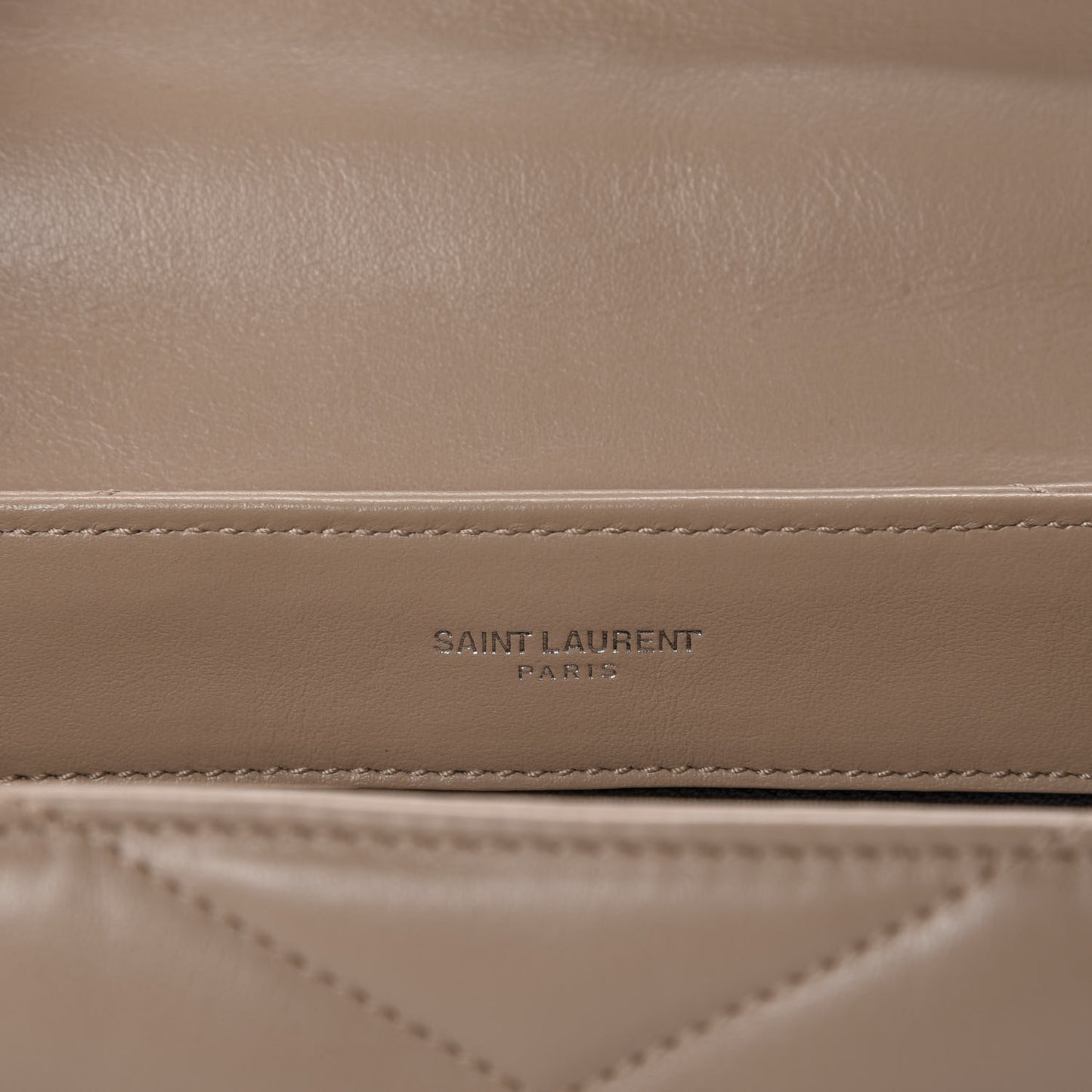Calfskin Y Quilted Monogram Toy Loulou Satchel Nude
