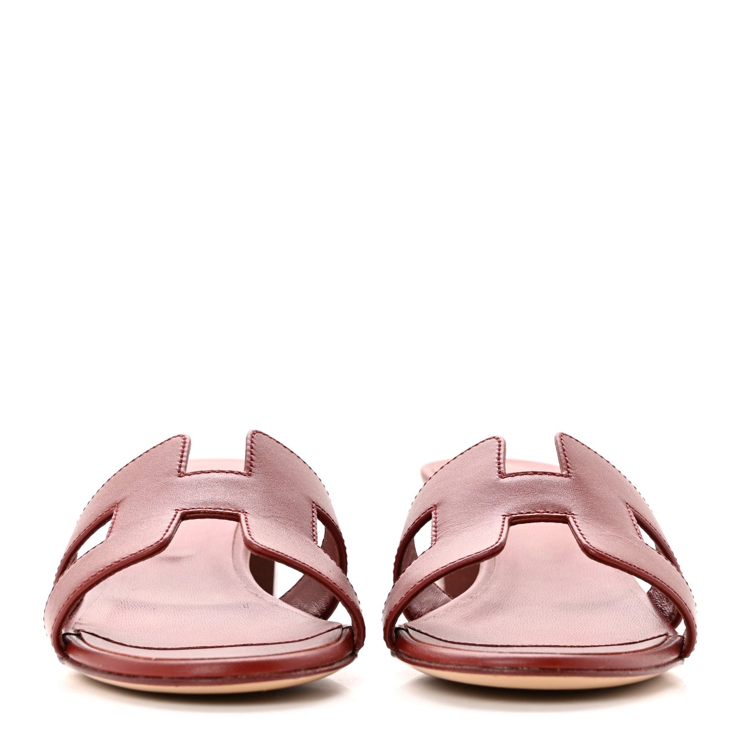 Calfskin Oasis Sandals 35 Rouge Corazon