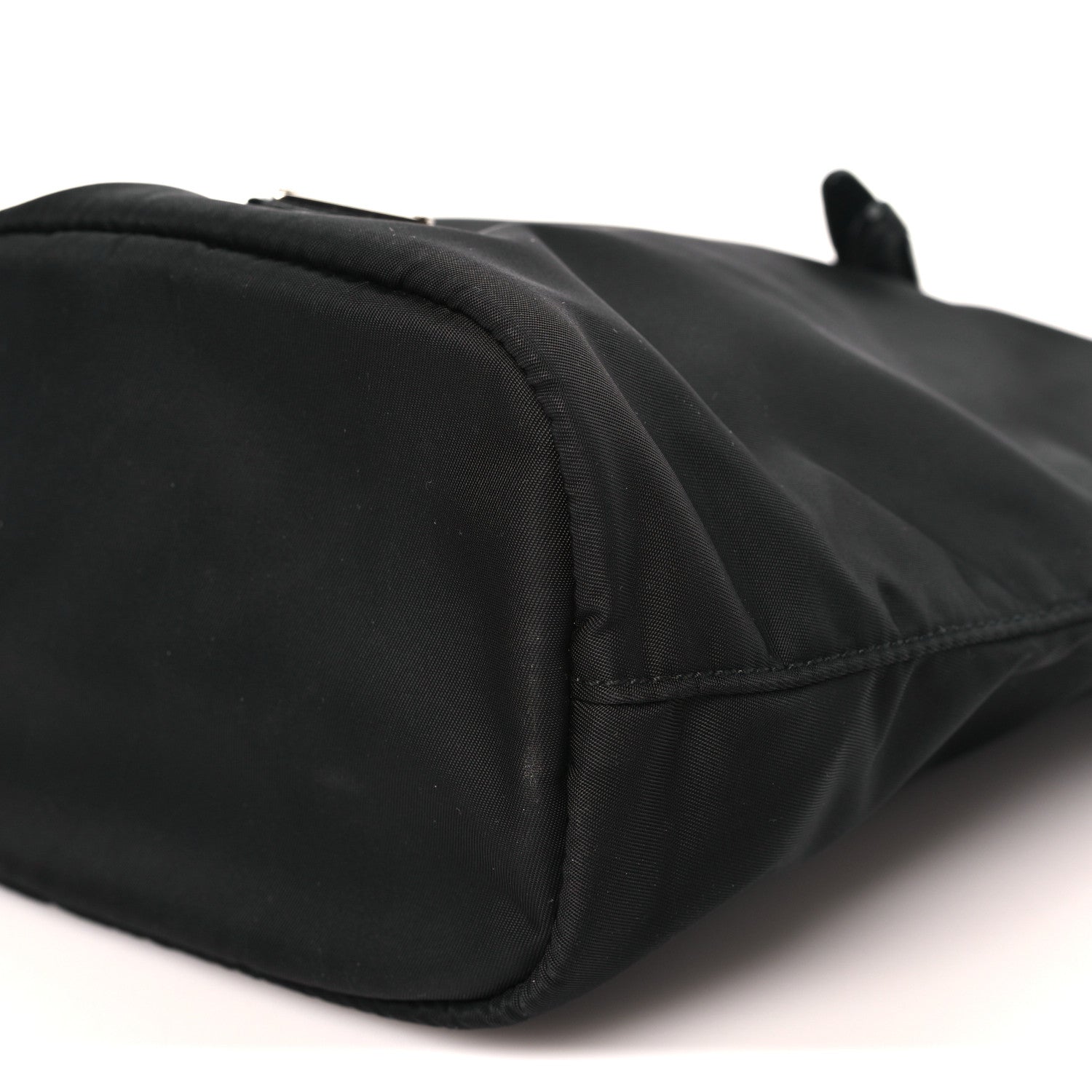 Prada Re-Nylon Vela Drawstring Wristlet Pouch Black 10 of 10
