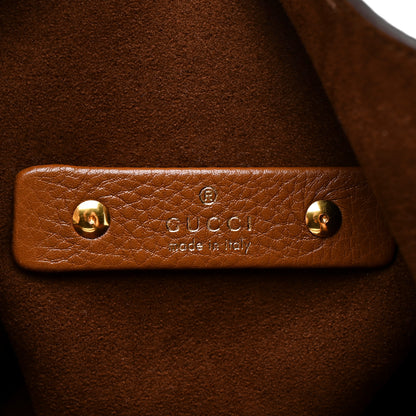 Gucci Grained Calfskin Softbit Maxi Shoulder Bag Brown 7 of 13