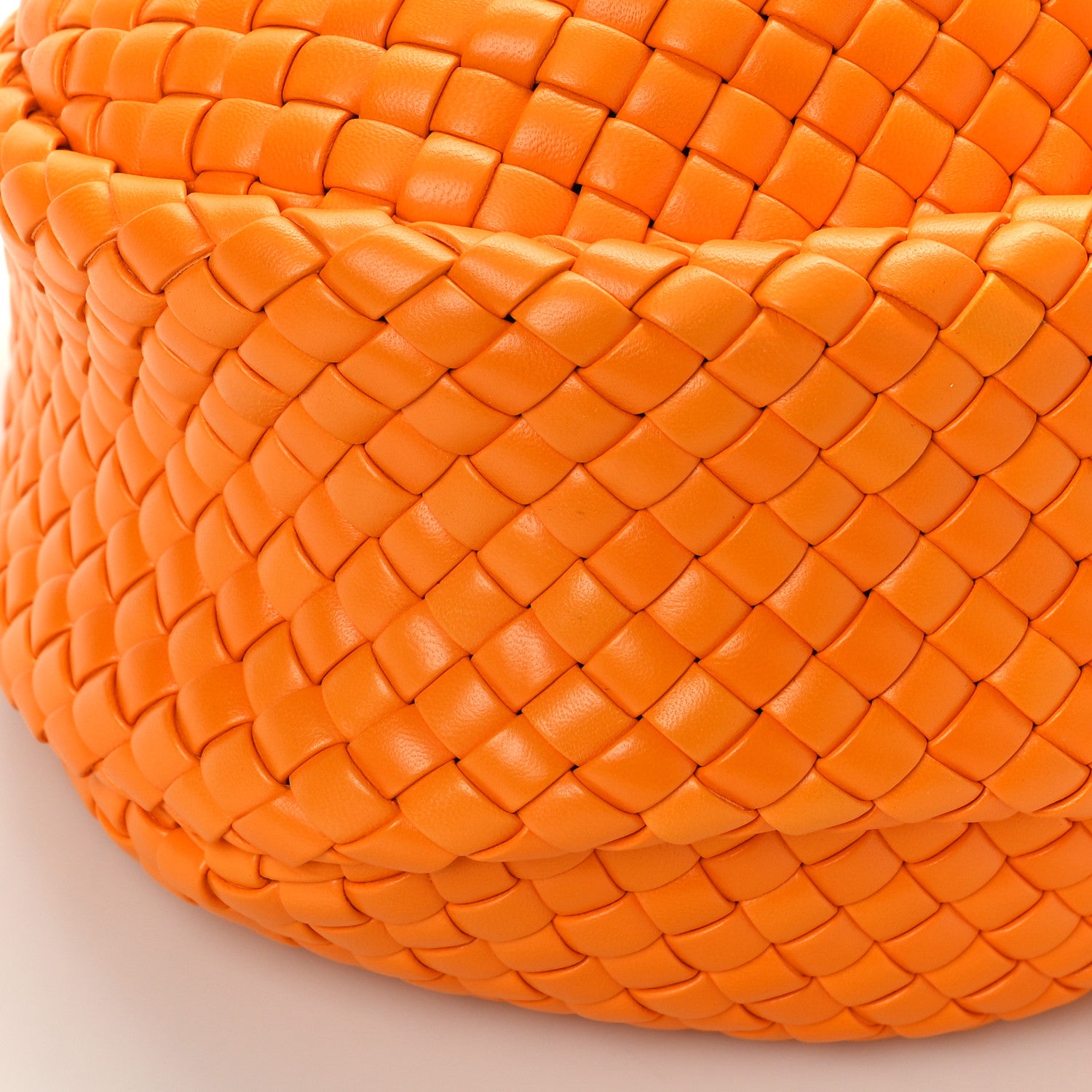 Bottega Veneta Padded Intrecciato Mini Jodie Tangerine 7 of 8