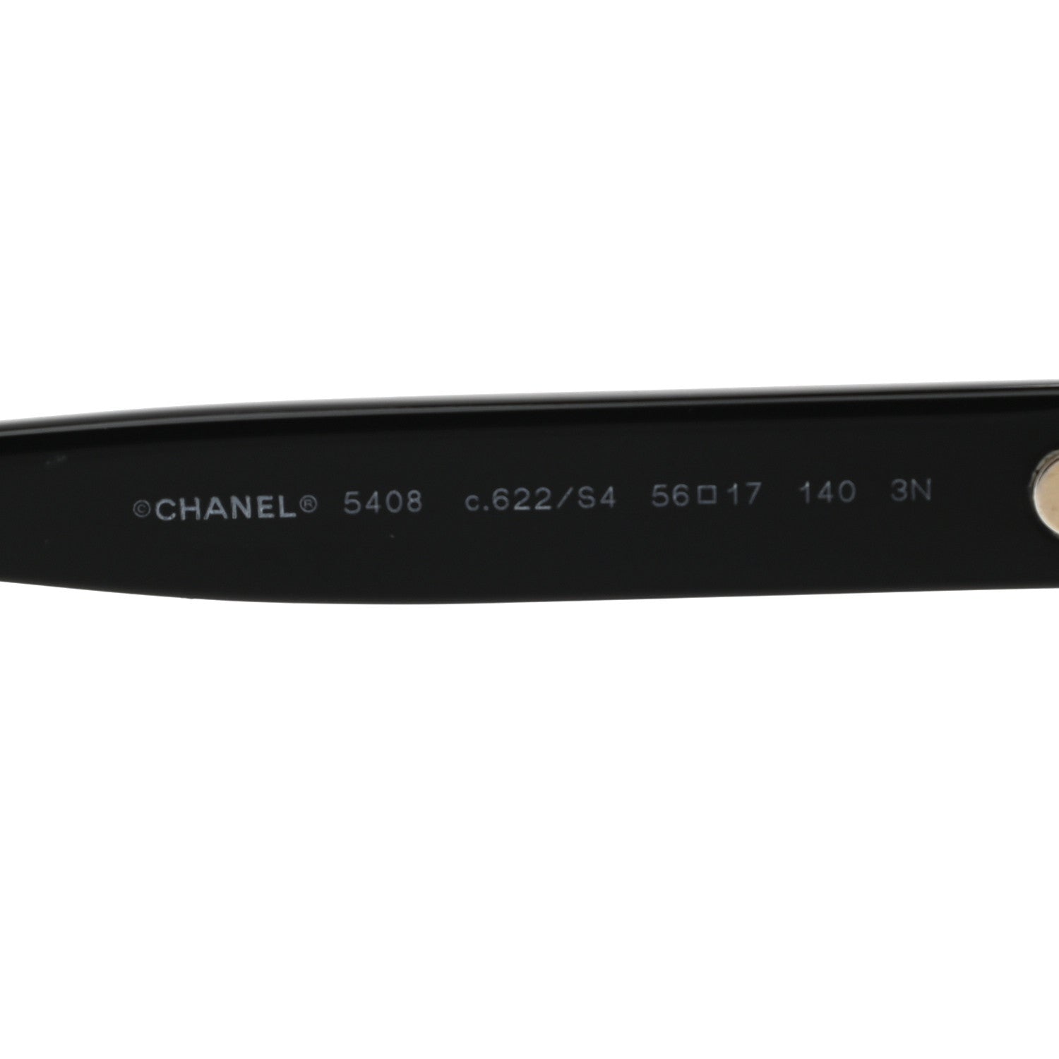 Chanel Acetate Polarized Square Sunglasses 5408 Black 5 of 7
