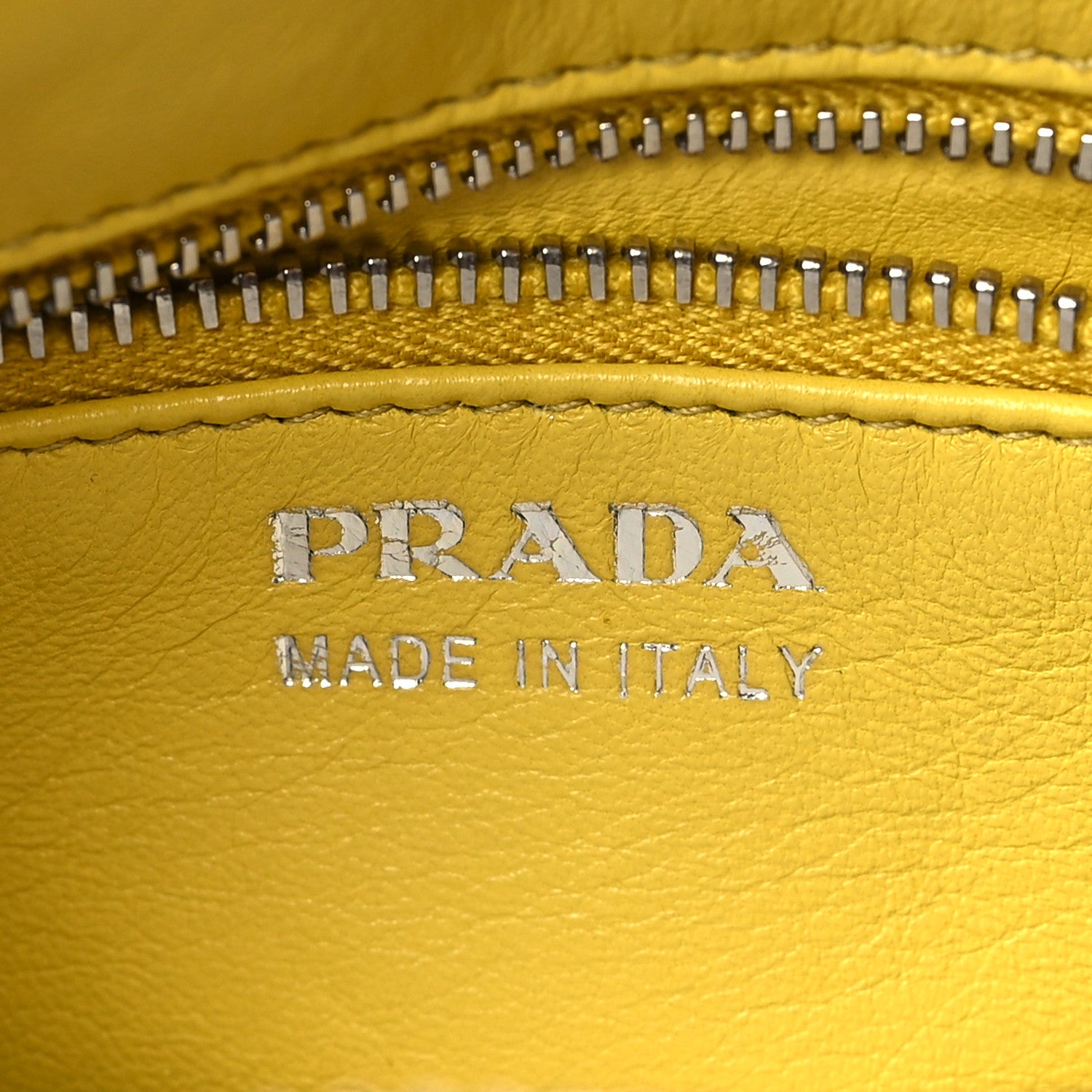 Prada Vitello Daino Eye Inside Shoulder Bag Black 5 of 9