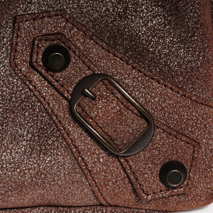 Balenciaga Metallic Craquele Calfskin Classic Hardware First Bronze 10 of 13