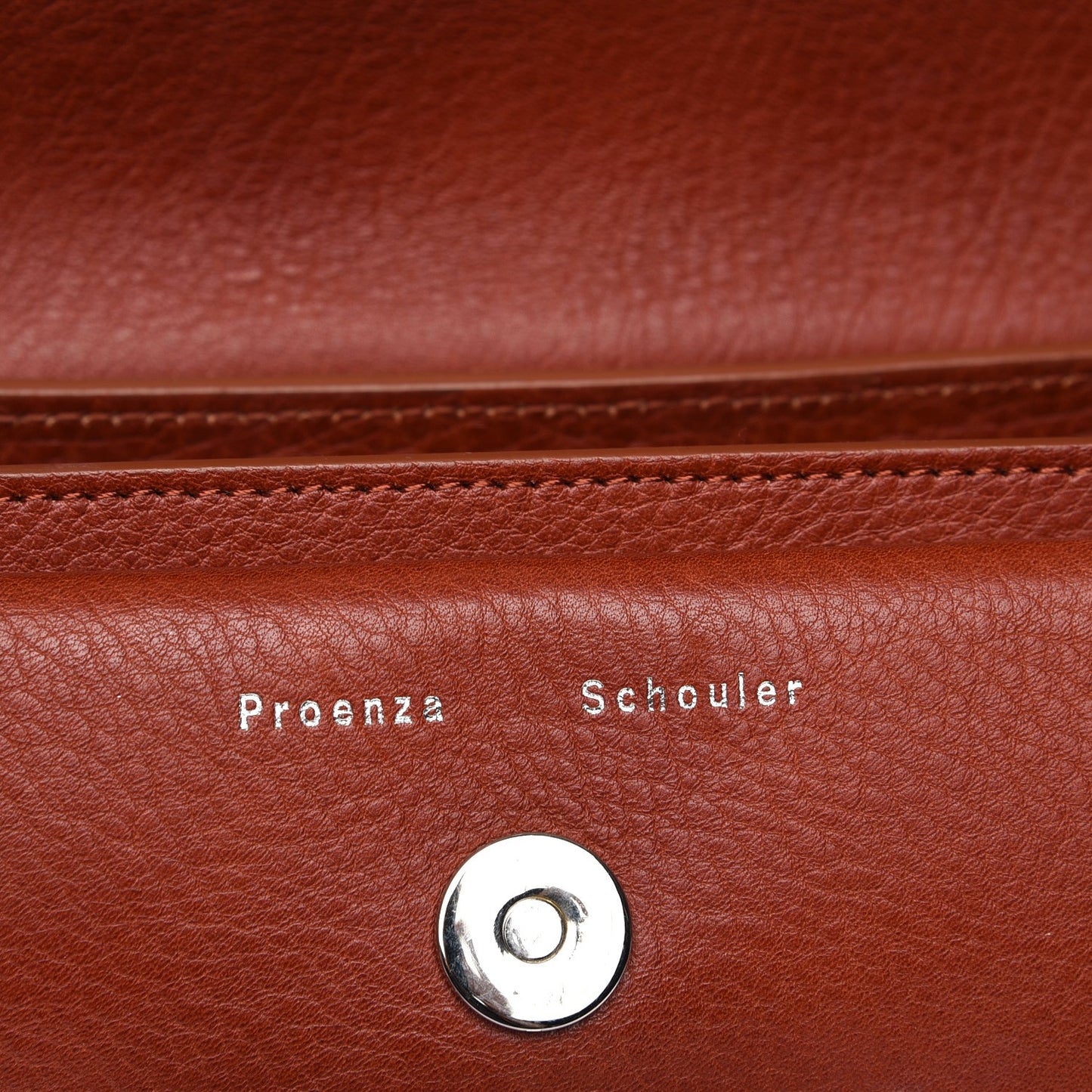 Calfskin Mini PS11 Classic Shoulder Bag Saddle