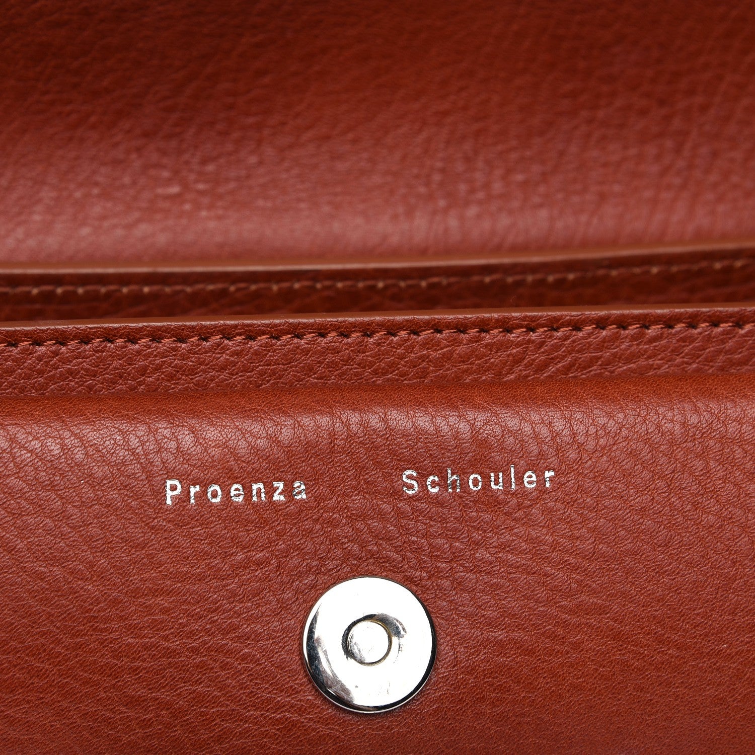 Proenza Schouler Calfskin Mini PS11 Classic Shoulder Bag Saddle 6 of 7