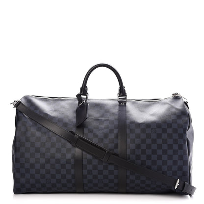 Louis Vuitton Damier Cobalt Keepall Bandouliere 55 1 of 7