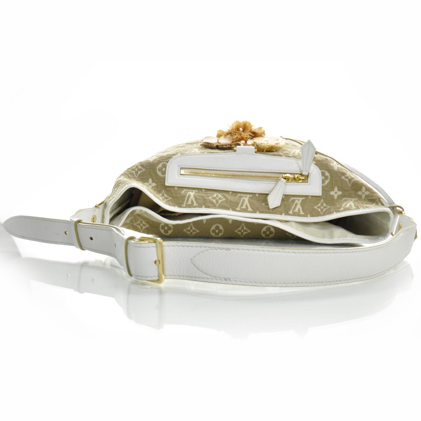 Monogram Sabbia Besace White