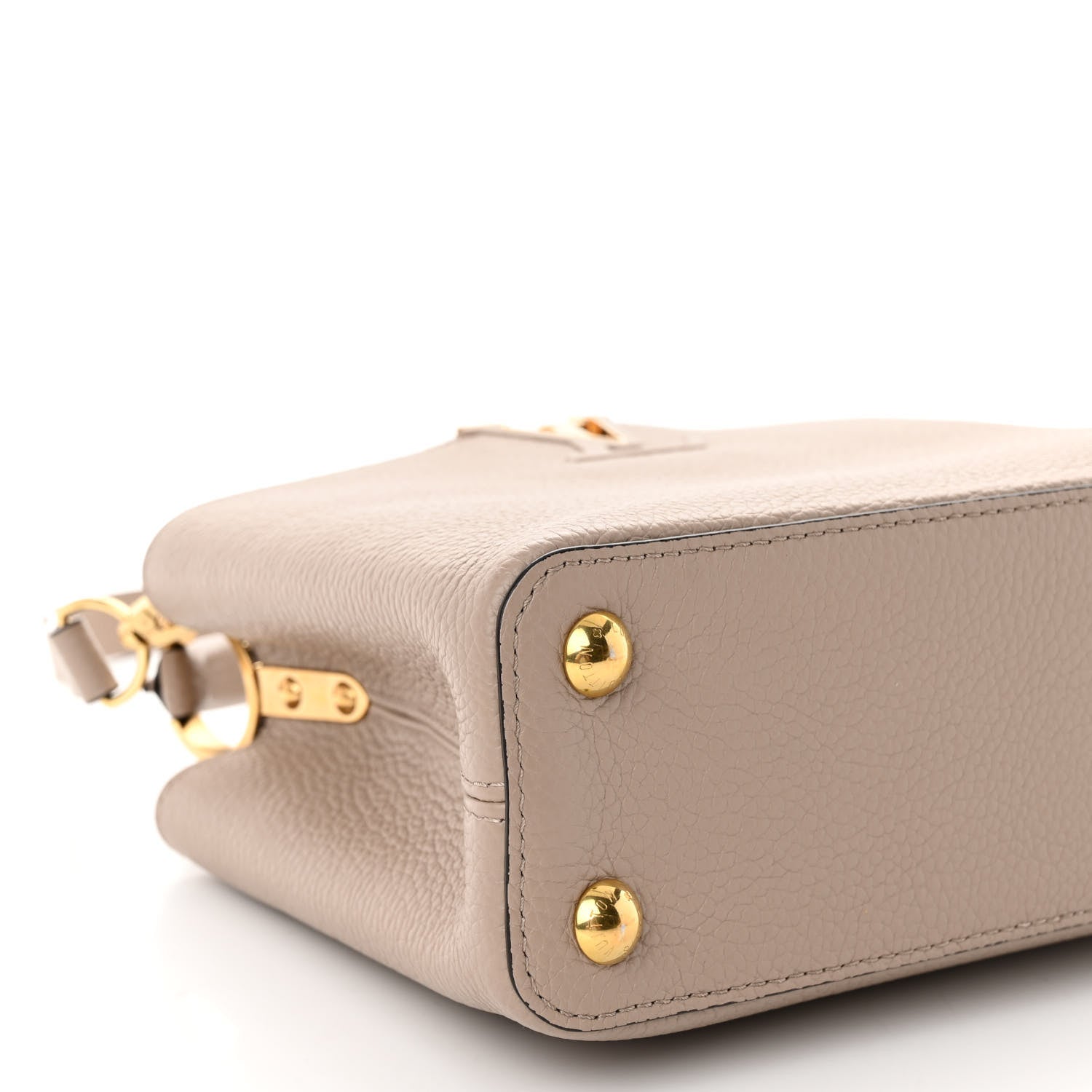Louis Vuitton Taurillon Capucines BB Galet 8 of 9