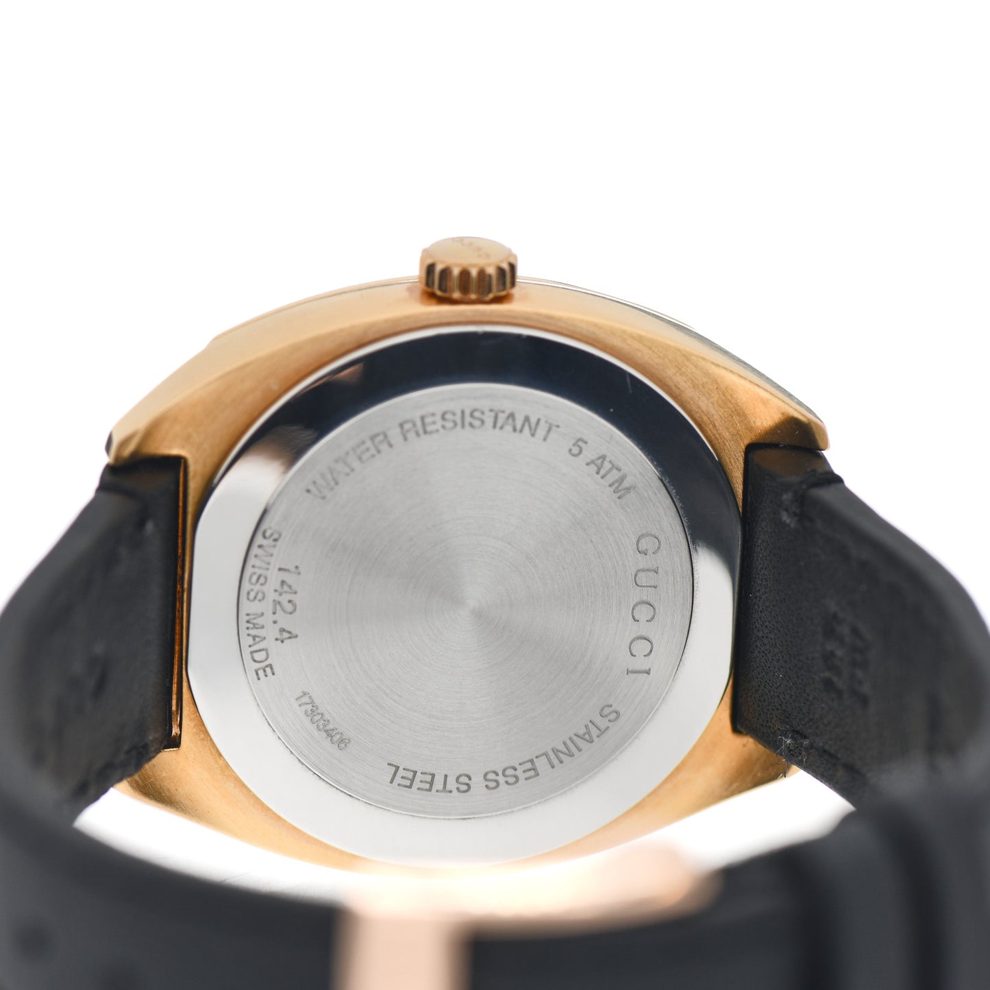Stainless Steel Calfskin 36mm GG2570 Watch Black