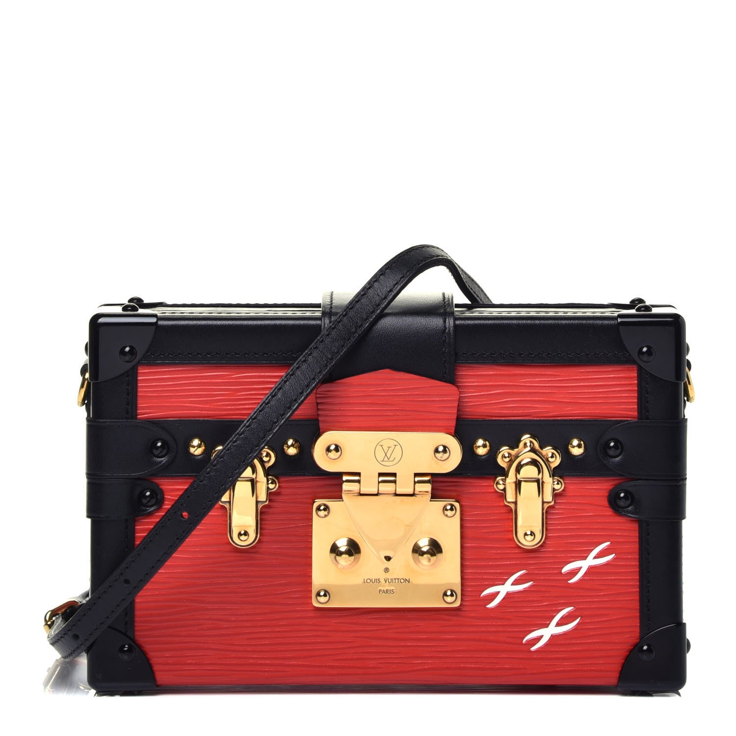 Louis Vuitton Epi Petite Malle Coquelicot 1 of 9