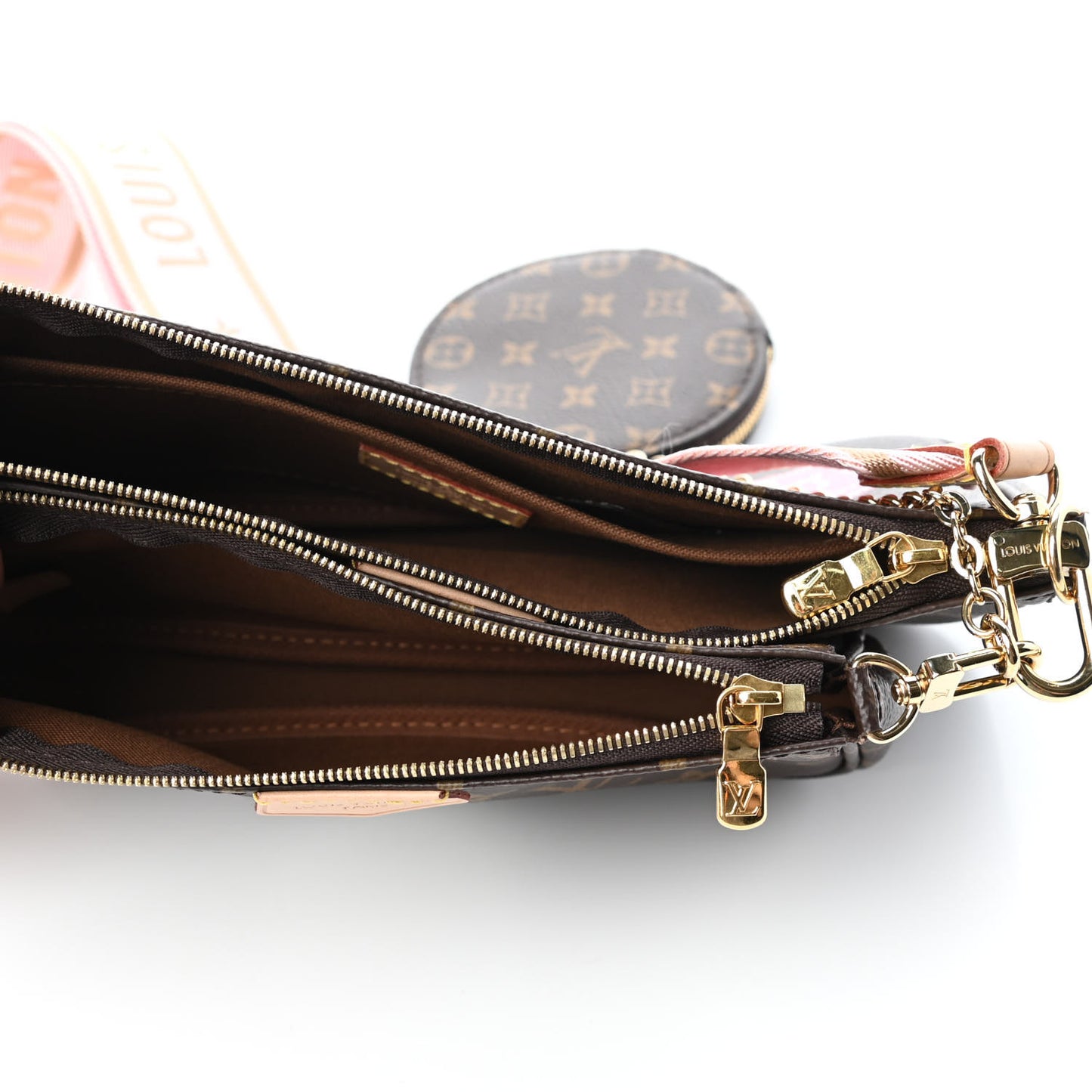 Monogram My LV World Tour Multi Pochette Accessories Rose Clair