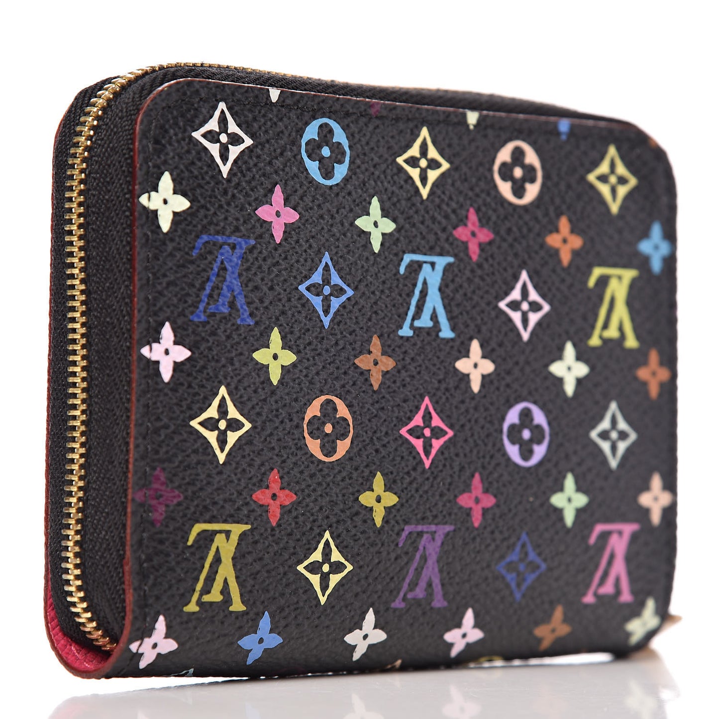 Monogram Multicolor Zippy Coin Purse Black Grenade