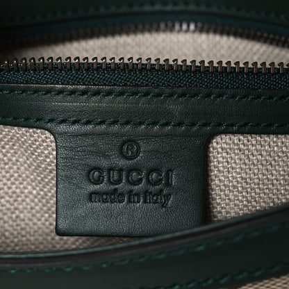 Gucci Monogram Calfskin Medium Lady Web Shoulder Bag Beige Green 6 of 10