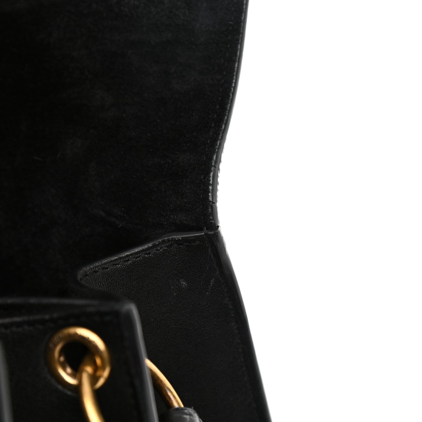 Lambskin Amalia Flap Shoulder Bag Black