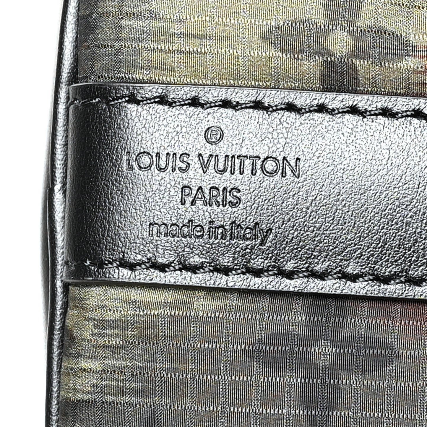 Nylon Monogram Camouflage Keepall Bandouliere 50 Kaki