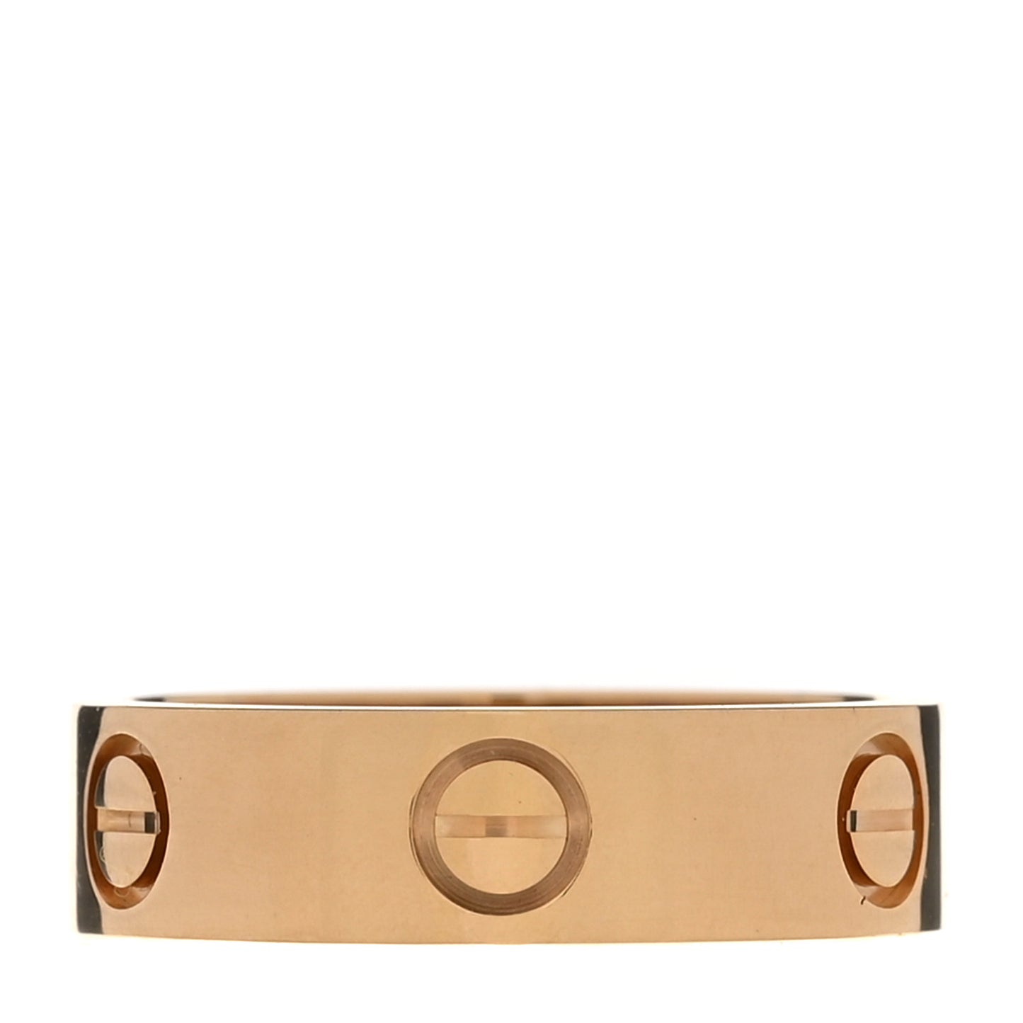 18K Yellow Gold 5.5mm LOVE Ring 55 7.25