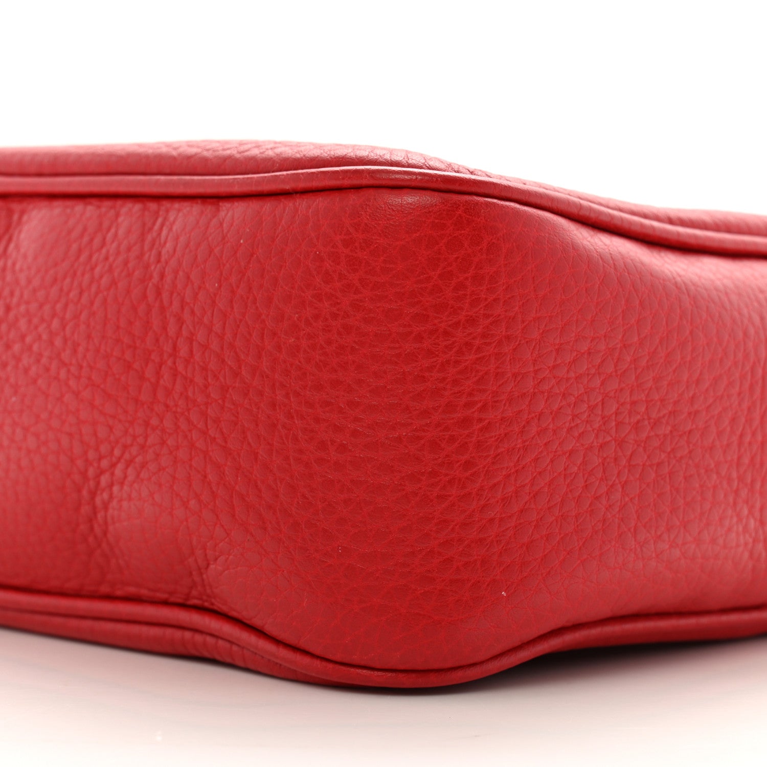Gucci Pebbled Calfskin Small Soho Disco Bag Tabasco Red 10 of 15