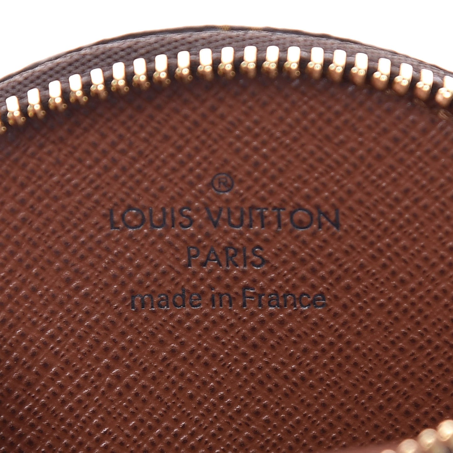 Monogram Round Coin Purse