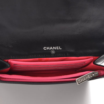 Chanel Calfskin Quilted Cambon Flap Wallet Black 5 of 10