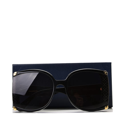 Louis Vuitton Acetate Nylon In The Mood For Love Sunglasses Z1294W in Black 7 of 7