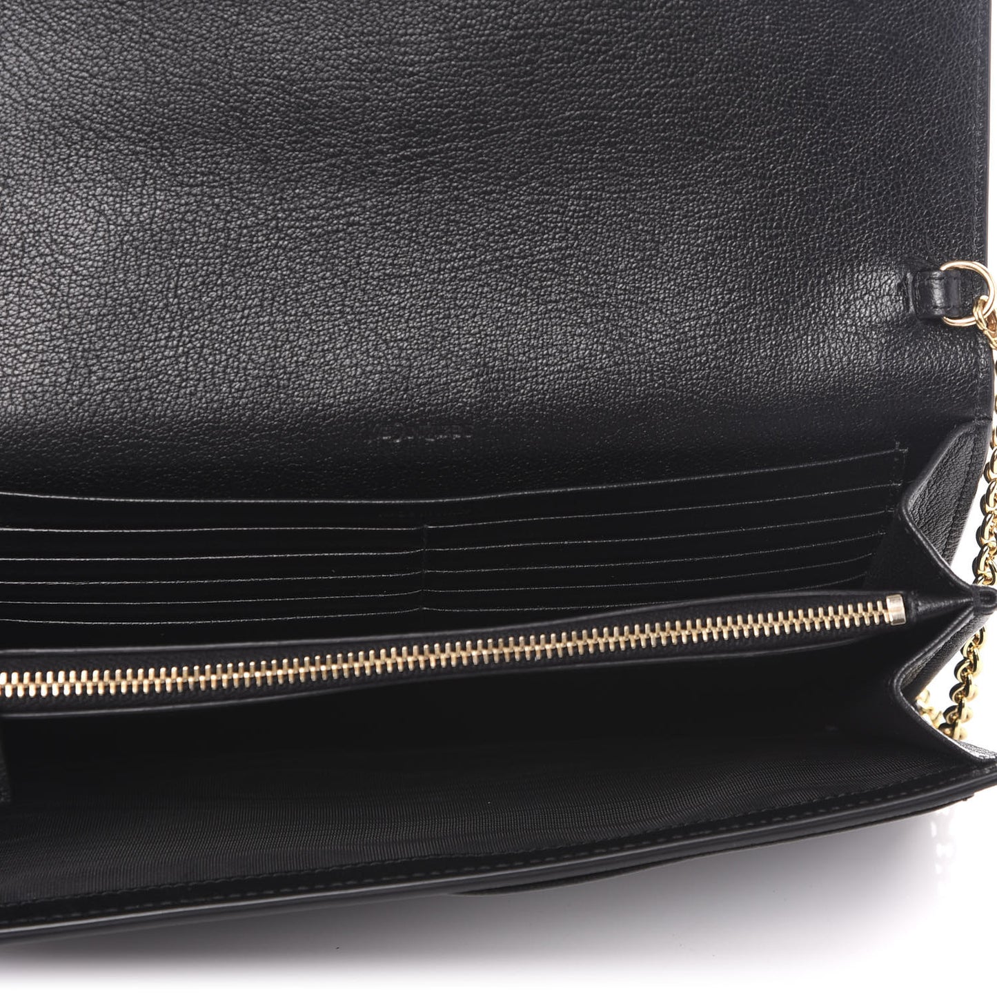 Calfskin Monogram Belle de Jour Chain Clutch Black