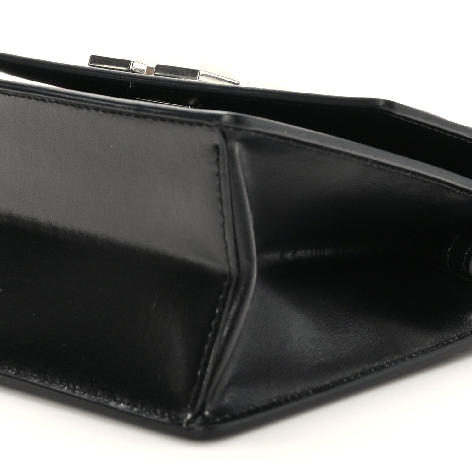 Off-White Calfskin Cash Jitney 1.4 Shoulder Bag Black 9 of 10