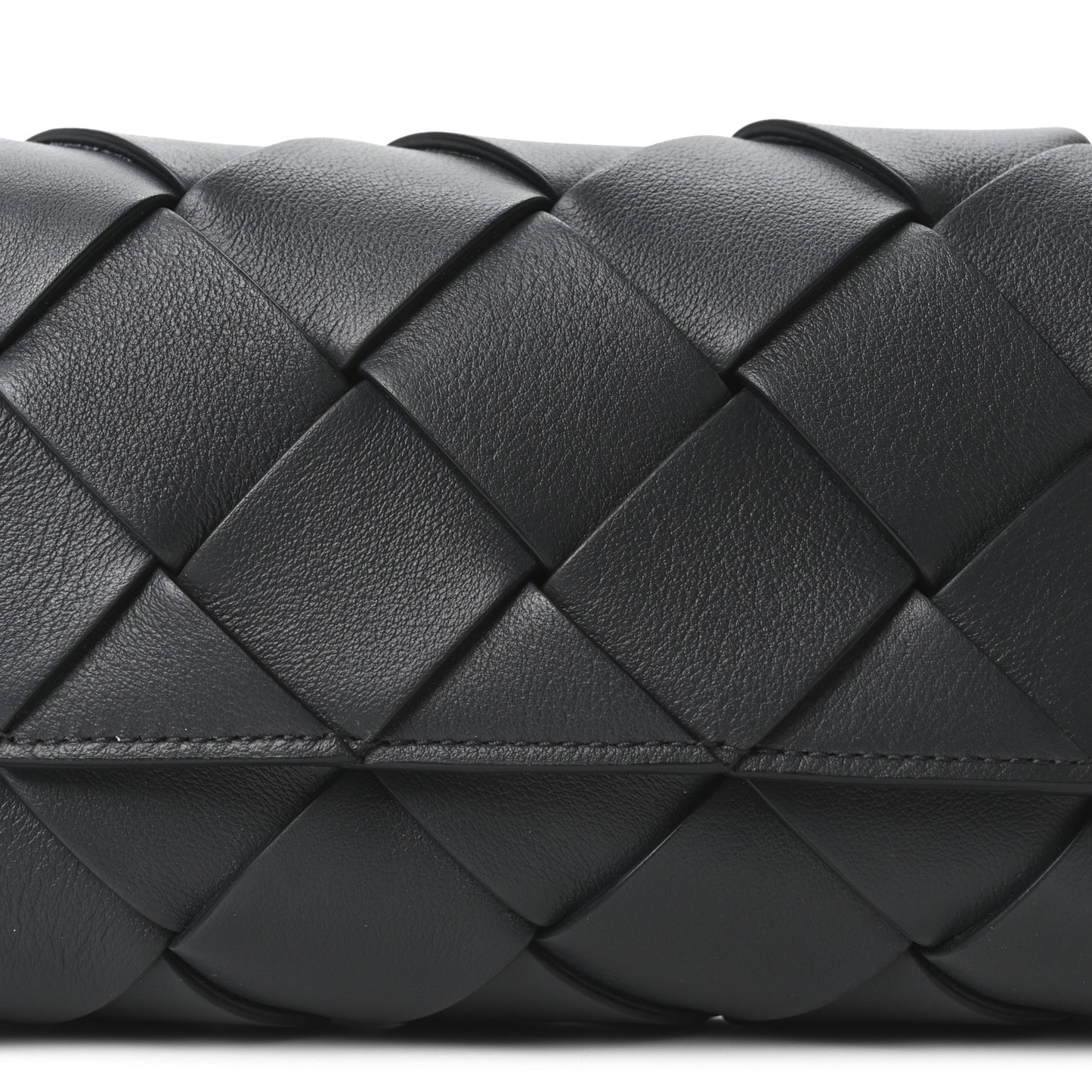 Calfskin Intreccio Diago Belt Bag Ardoise