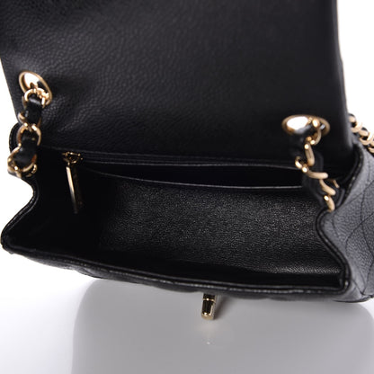Chanel Caviar Quilted Mini Square Flap Black 5 of 8