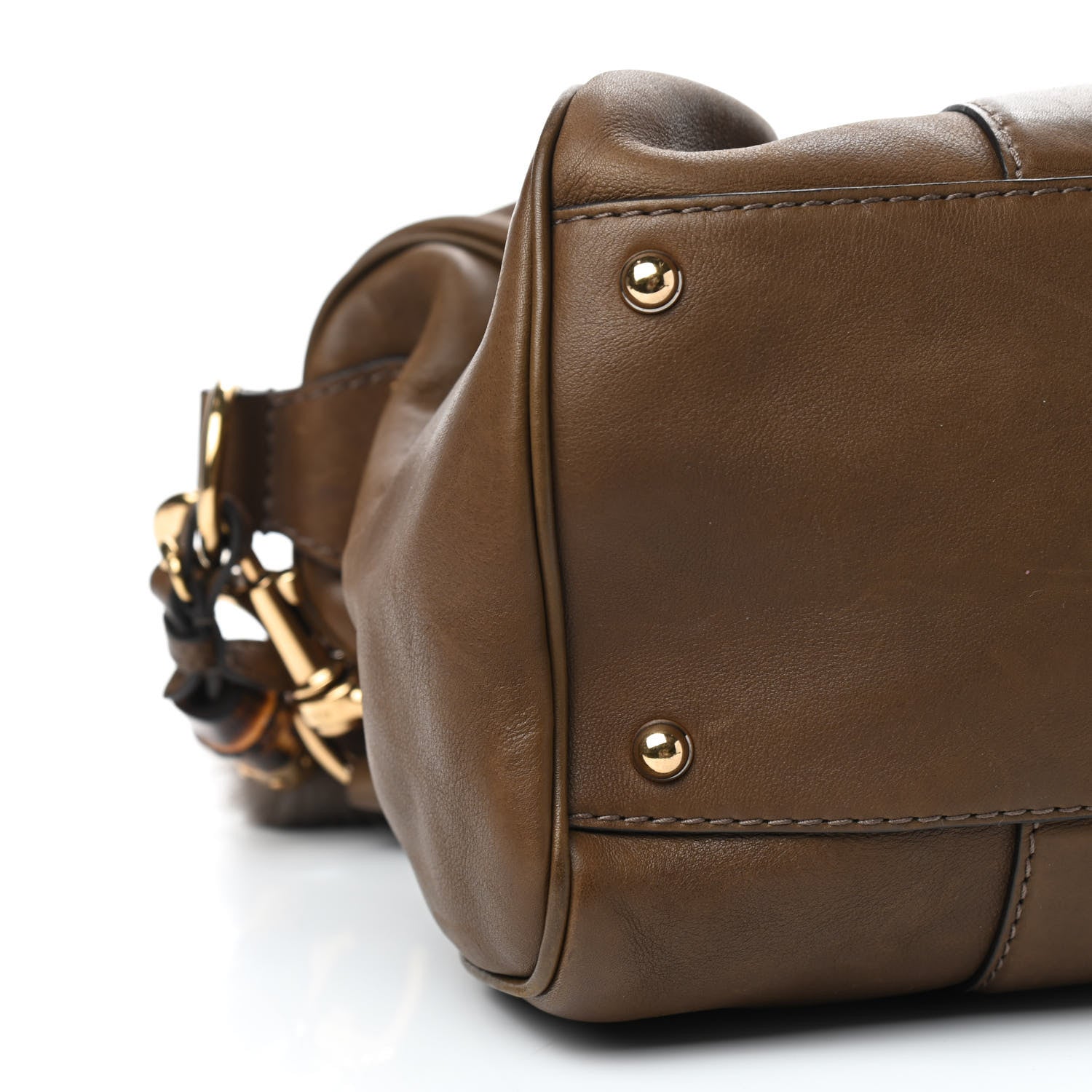 Gucci Calfskin Smilla Shoulder Bag Winter Leaf 6 of 15