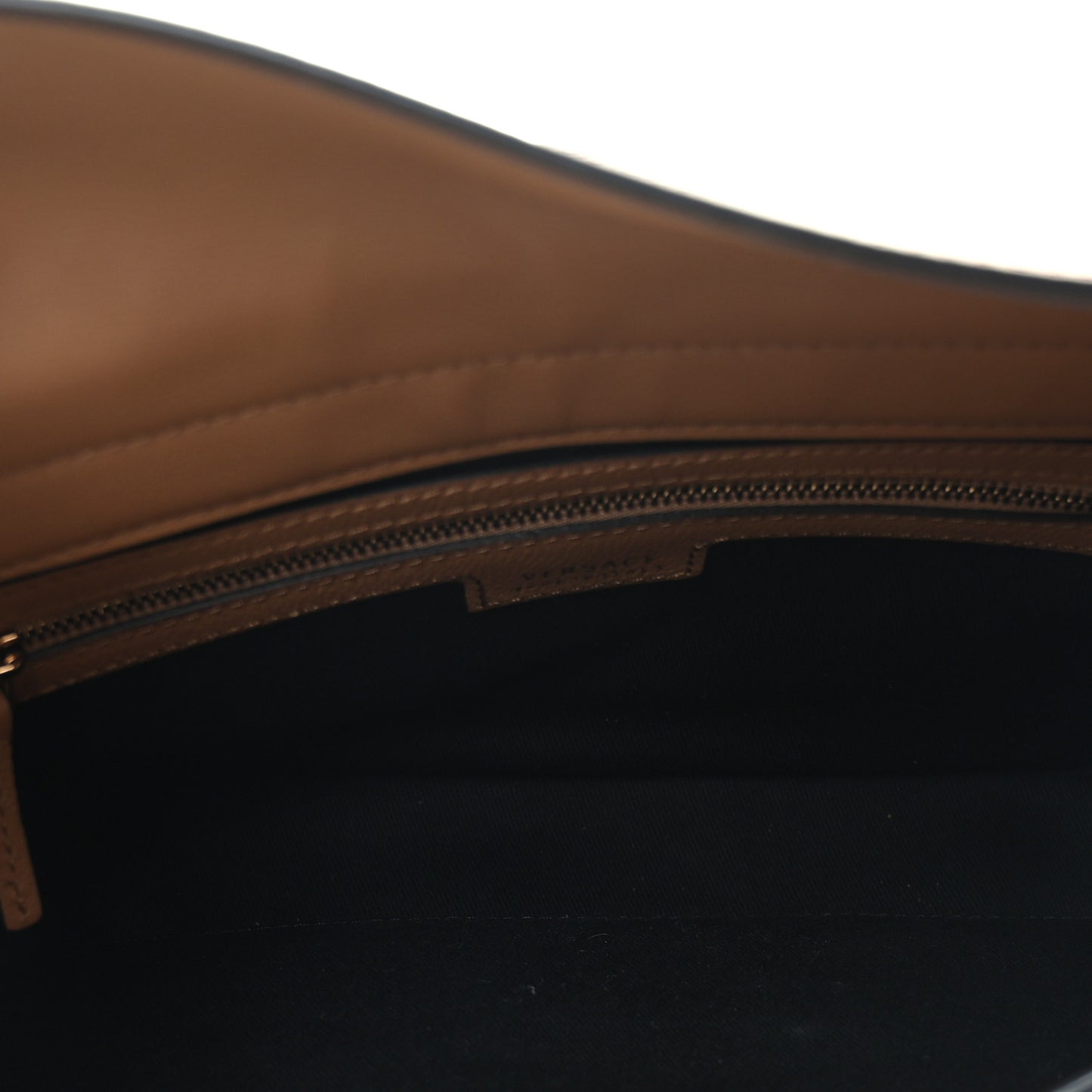 Calfskin La Medusa Medium Hobo Crossbody Brown