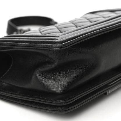 Chanel Lambskin Quilted Small Boy Flap Black 10 of 25