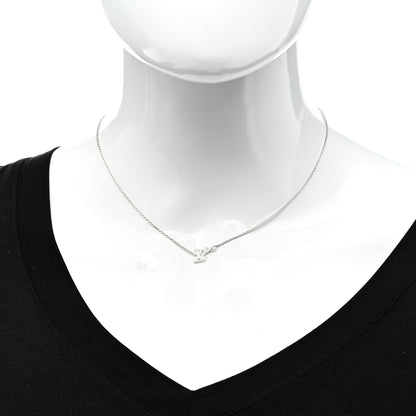 Louis Vuitton 18K White Gold Diamond Idylle Blossom LV Pendant Necklace 2 of 5