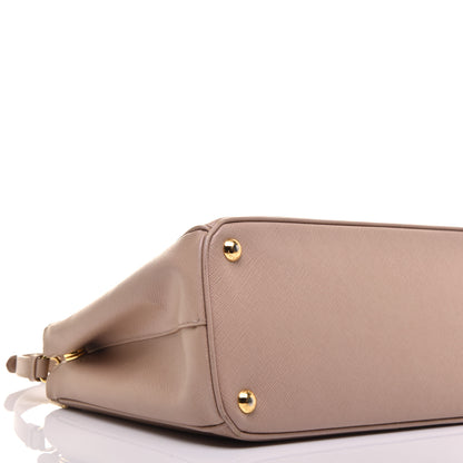 Prada Saffiano Small Galleria Double Zip Tote Cammeo 7 of 13