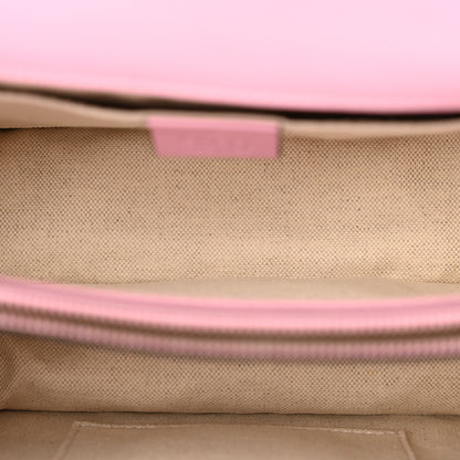 Gucci Calfskin Bamboo Web Embroidered Medium Dionysus Top Handle Bag Pink 5 of 18