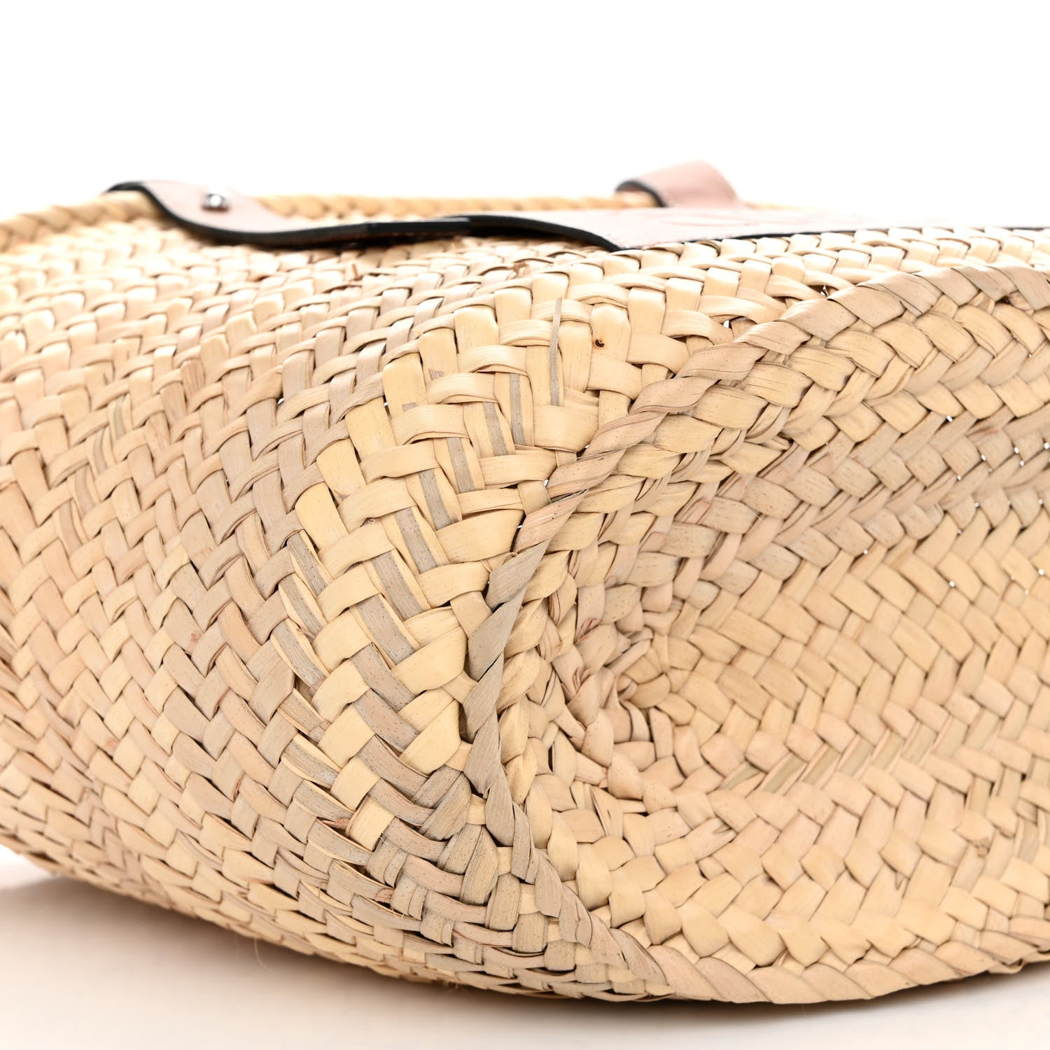 Loewe Raffia Basket Tote Bag Natural Tan 8 of 9