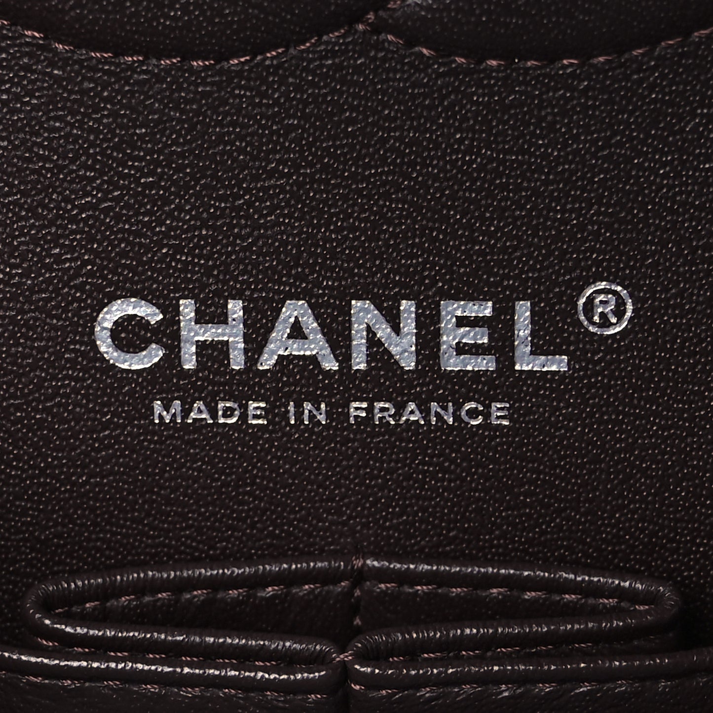 Caviar Chevron Quilted Medium Double Flap Black