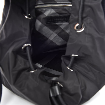 Burberry Nylon Solid to Check Backpack Black 7 of 11
