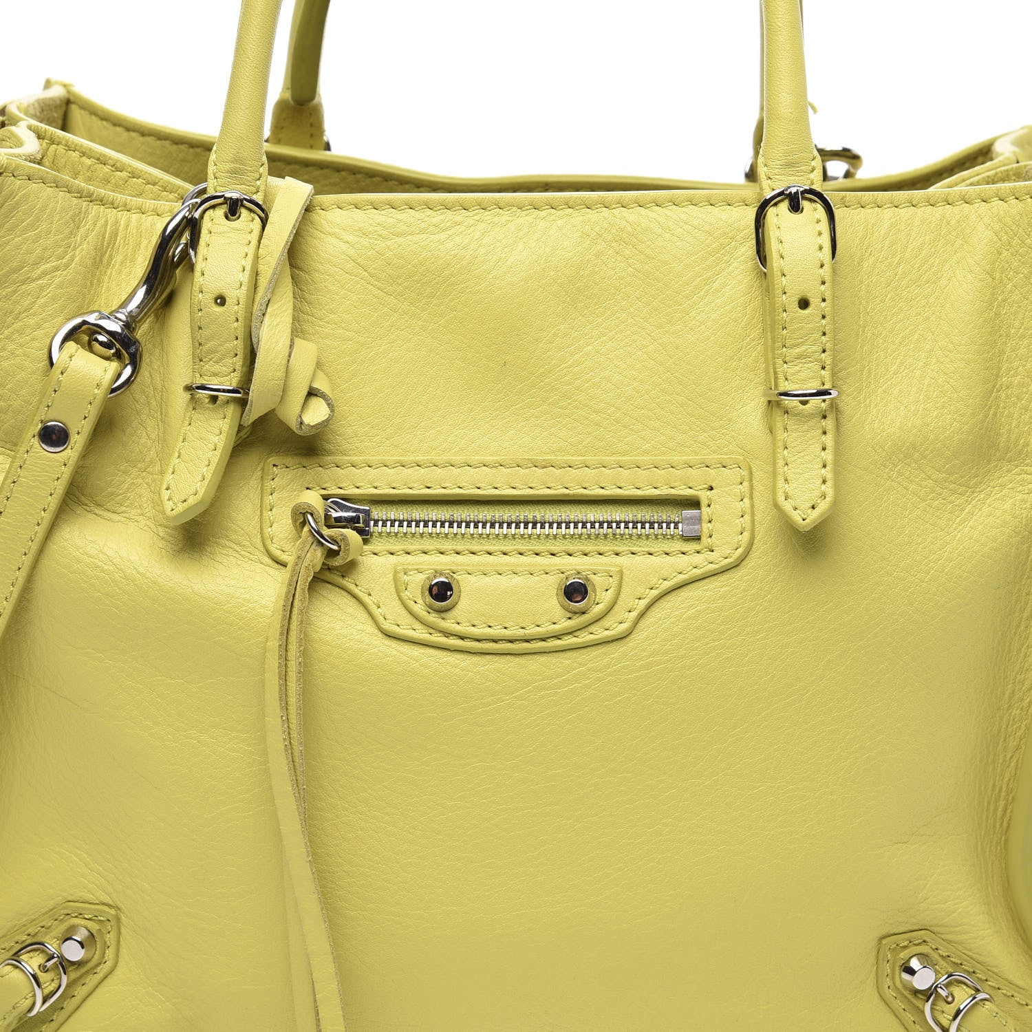Balenciaga Calfskin Papier Mini A4 Jaune Poussin 11 of 11