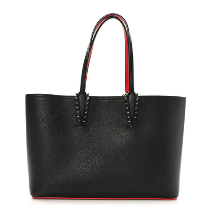 Christian Louboutin Calfskin Empire Spikes Small East West Cabata Tote Black 3 of 10