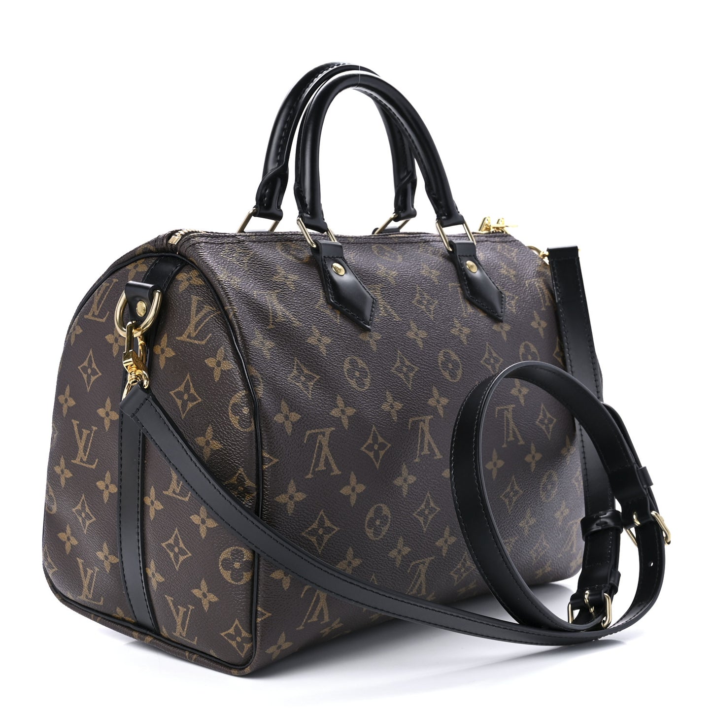 Monogram My World Tour Speedy Bandouliere 30 Black