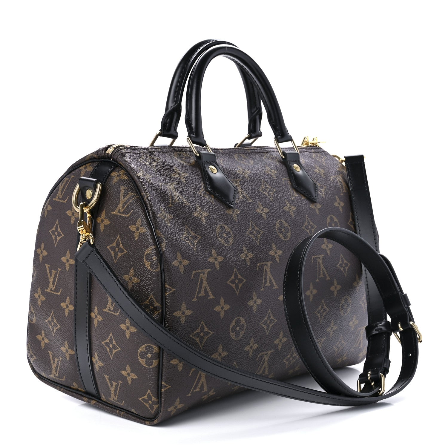 Louis Vuitton Monogram My World Tour Speedy Bandouliere 30 Black 3 of 12