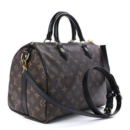 Louis Vuitton Monogram My World Tour Speedy Bandouliere 30 Black 3 of 12