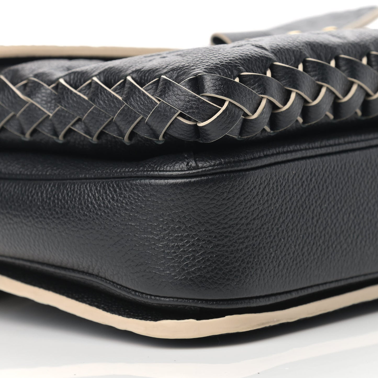 Empreinte Braided Pochette Metis Black