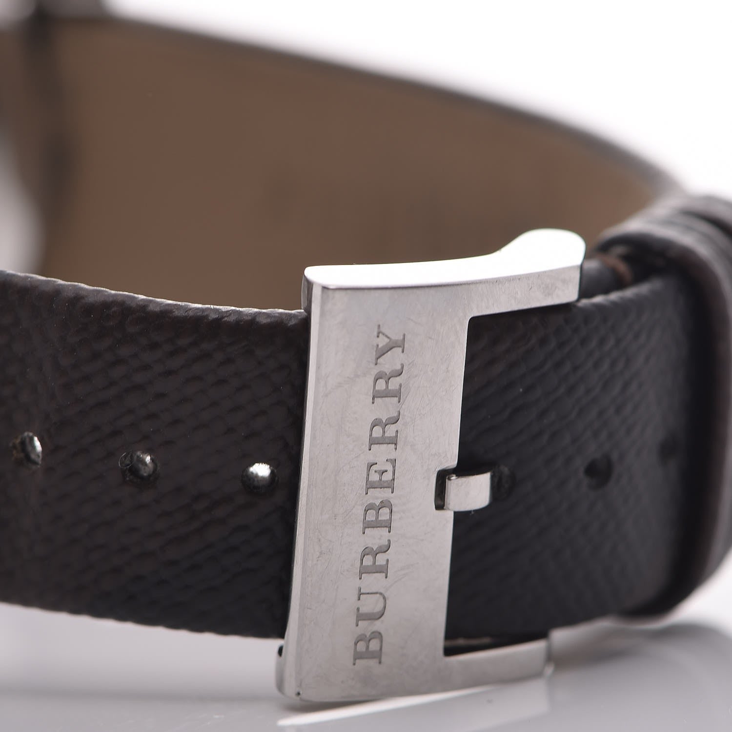 Burberry Stainless Steel Calfskin 40mm Chronograph Quartz Watch Black BU1776 5 of 8